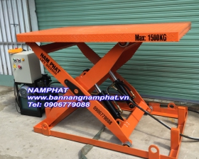 BÀN NÂNG 1500KG LẮP TẠI  CỦ CHI
