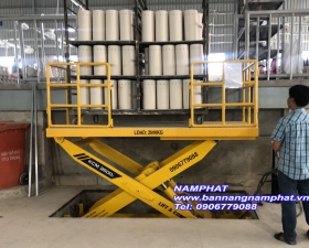 BÀN NÂNG 1000KG LẮP TẠI  KCN TÂN UYÊN