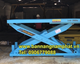 BÀN NÂNG THỦY LỰC 2000KG BAC GIANG