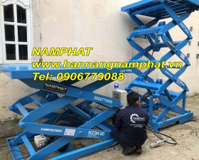 BÀN NÂNG THỦY LỰC XUẤT 1000KG & 1500KG XUẤT SANG ĐAN MẠCH
